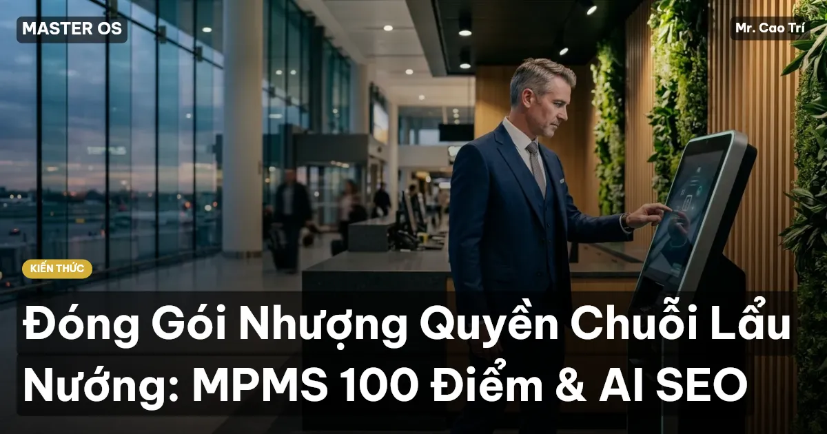 Đóng Gói Nhượng Quyền Chuỗi Lẩu Nướng: MPMS 100 Điểm & AI SEO