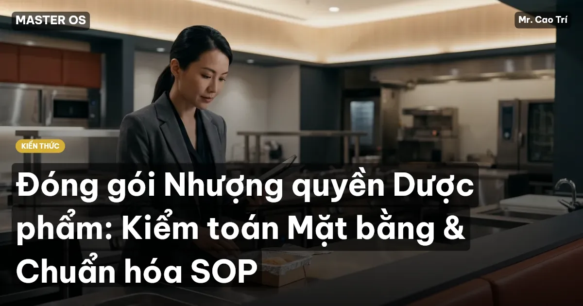 Đóng gói Nhượng quyền Dược phẩm: Kiểm toán Mặt bằng & Chuẩn hóa SOP