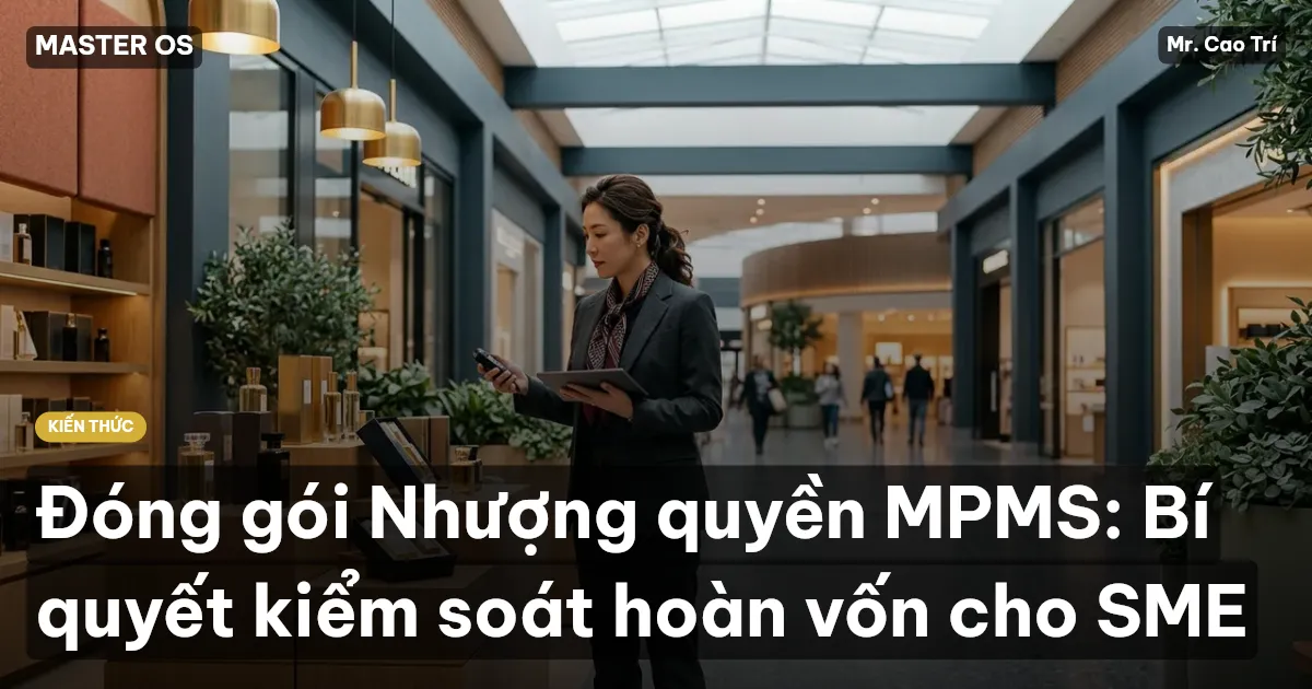 Đóng gói Nhượng quyền MPMS: Bí quyết kiểm soát hoàn vốn cho SME