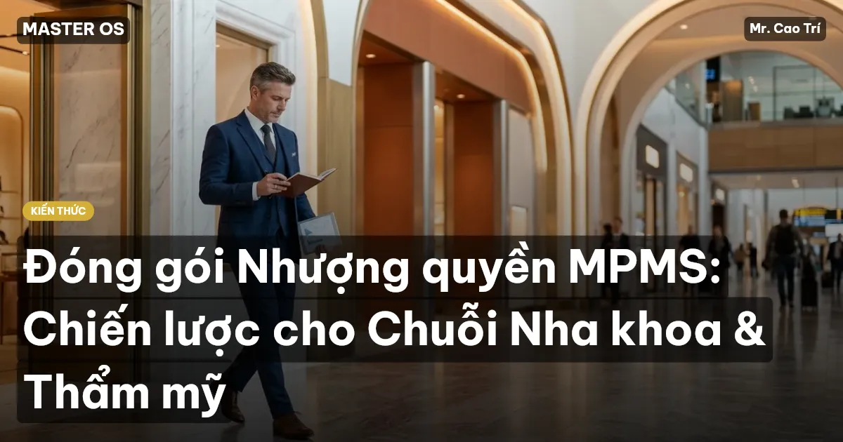 Đóng gói Nhượng quyền MPMS: Chiến lược cho Chuỗi Nha khoa & Thẩm mỹ