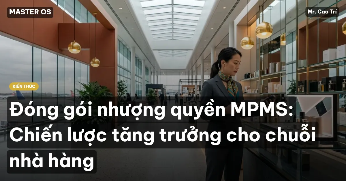 Đóng gói nhượng quyền MPMS: Chiến lược tăng trưởng cho chuỗi nhà hàng