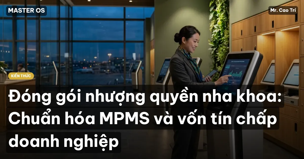 Đóng gói nhượng quyền nha khoa: Chuẩn hóa MPMS và vốn tín chấp doanh nghiệp