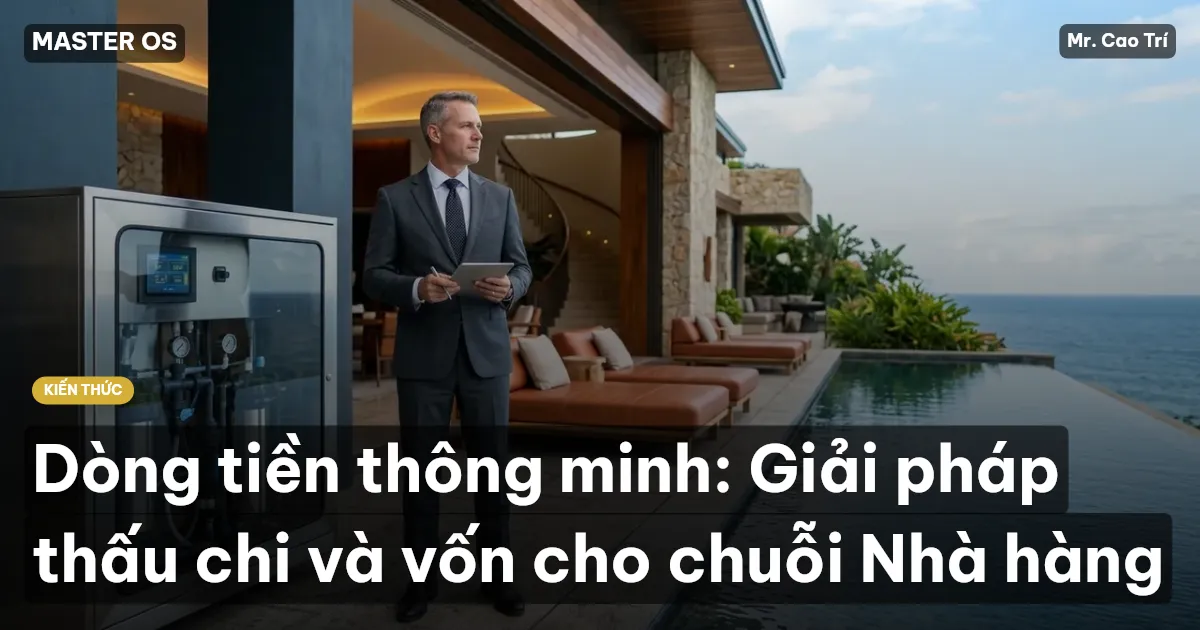 Dòng tiền thông minh: Giải pháp thấu chi và vốn cho chuỗi Nhà hàng