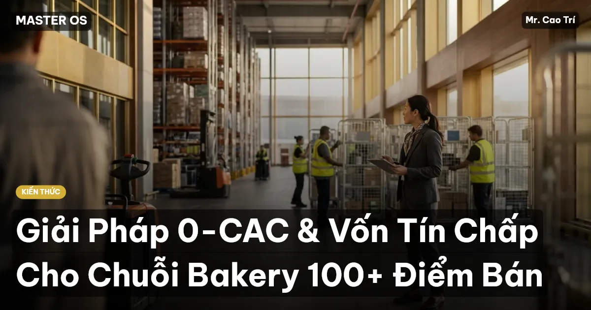 Giải Pháp 0-CAC & Vốn Tín Chấp Cho Chuỗi Bakery 100+ Điểm Bán
