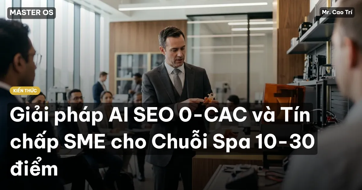Giải pháp AI SEO 0-CAC và Tín chấp SME cho Chuỗi Spa 10-30 điểm