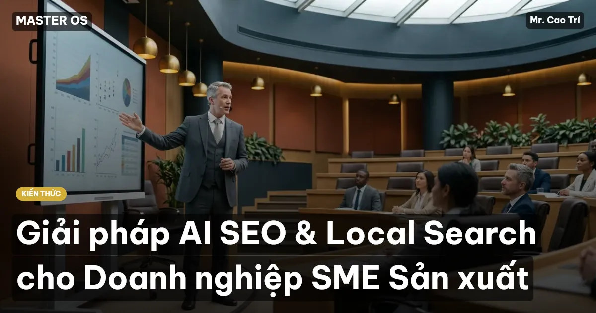 Giải pháp AI SEO & Local Search cho Doanh nghiệp SME Sản xuất