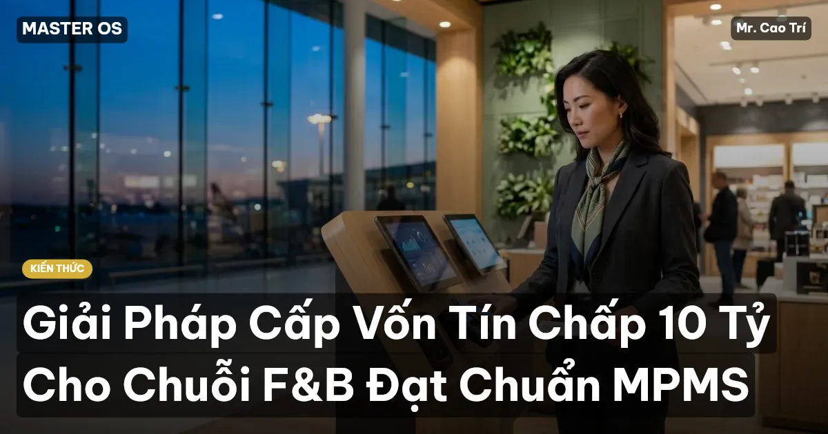 Giải Pháp Cấp Vốn Tín Chấp 10 Tỷ Cho Chuỗi F&B Đạt Chuẩn MPMS