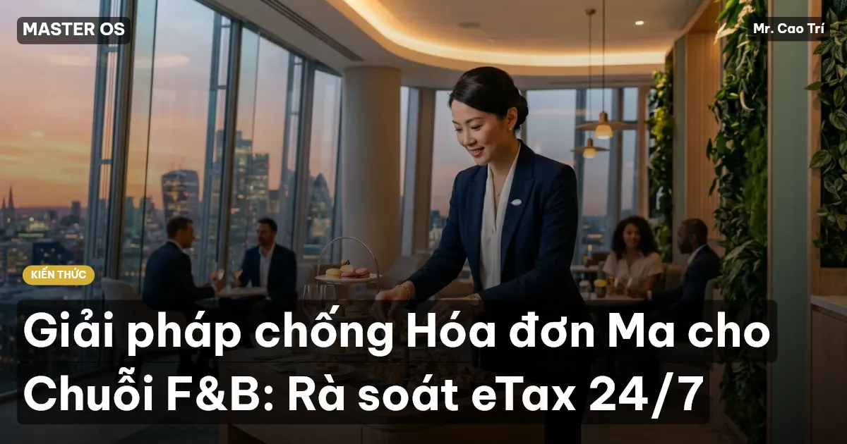 Giải pháp chống Hóa đơn Ma cho Chuỗi F&B: Rà soát eTax 24/7