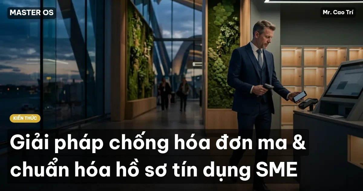Giải pháp chống hóa đơn ma & chuẩn hóa hồ sơ tín dụng SME