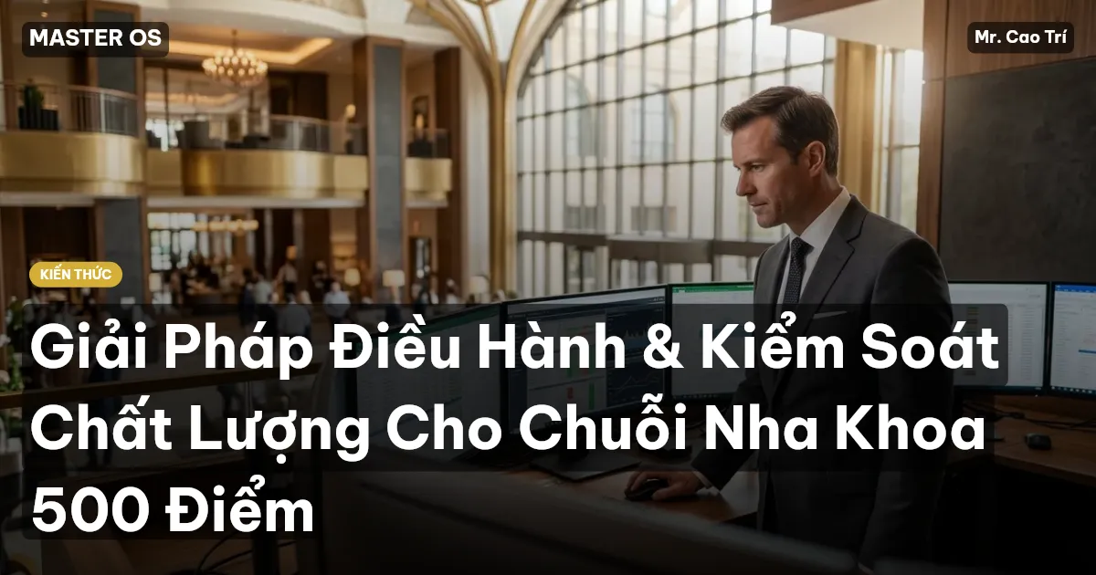 Giải Pháp Điều Hành & Kiểm Soát Chất Lượng Cho Chuỗi Nha Khoa 500 Điểm