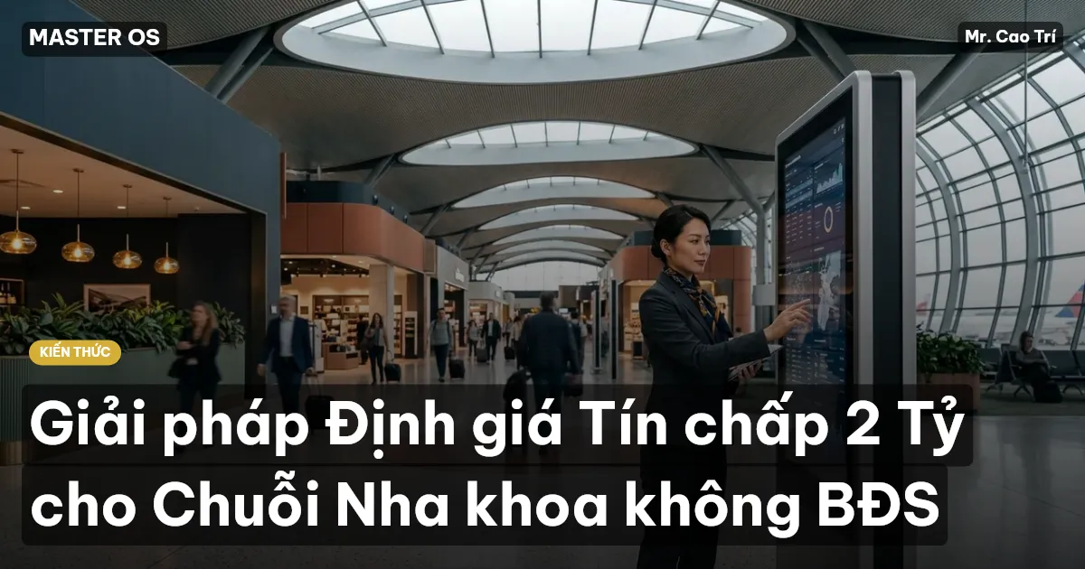 Giải pháp Định giá Tín chấp 2 Tỷ cho Chuỗi Nha khoa không BĐS