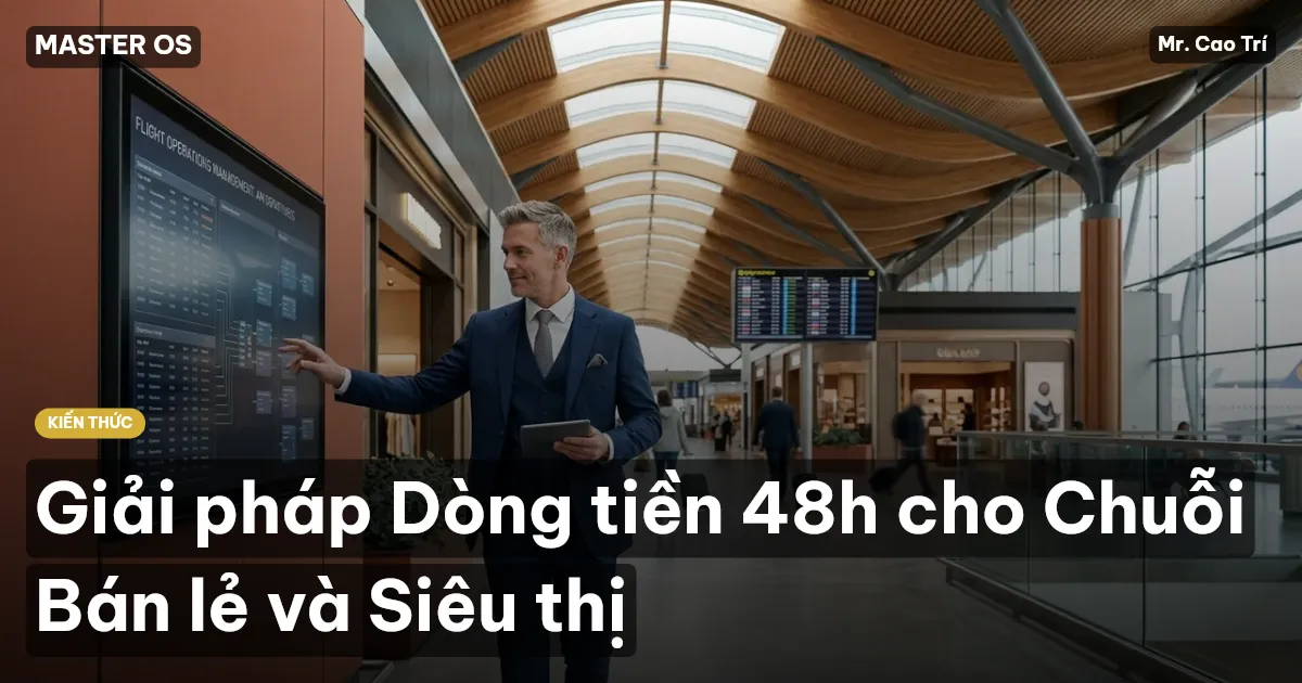 Giải pháp Dòng tiền 48h cho Chuỗi Bán lẻ và Siêu thị