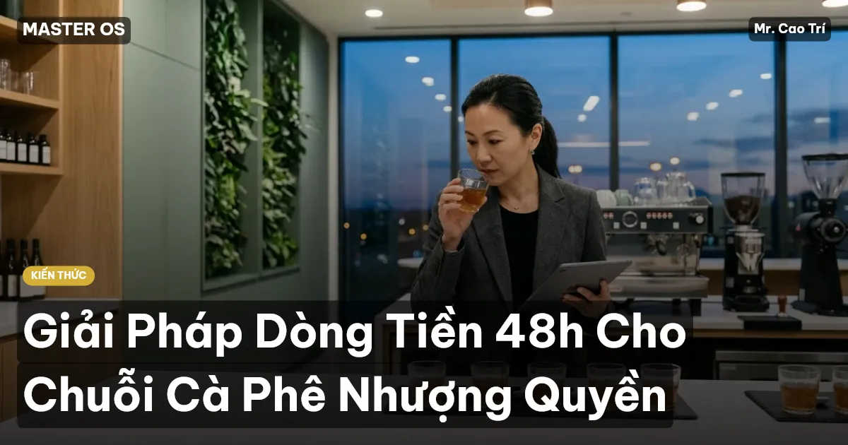 Giải Pháp Dòng Tiền 48h Cho Chuỗi Cà Phê Nhượng Quyền