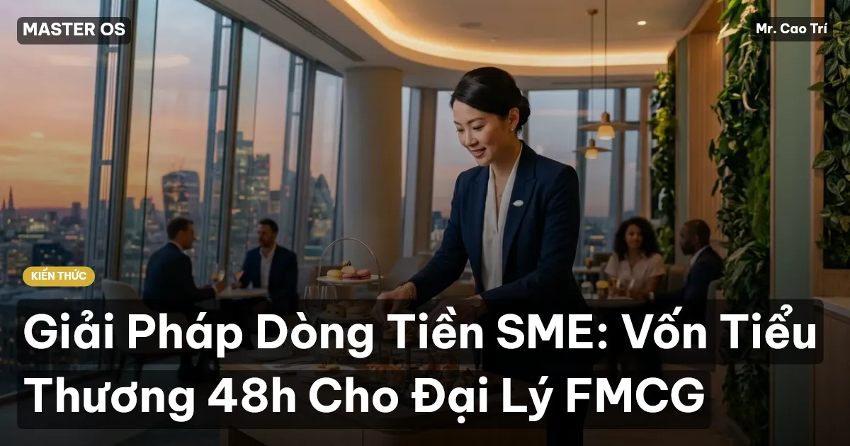 Giải Pháp Dòng Tiền SME: Vốn Tiểu Thương 48h Cho Đại Lý FMCG