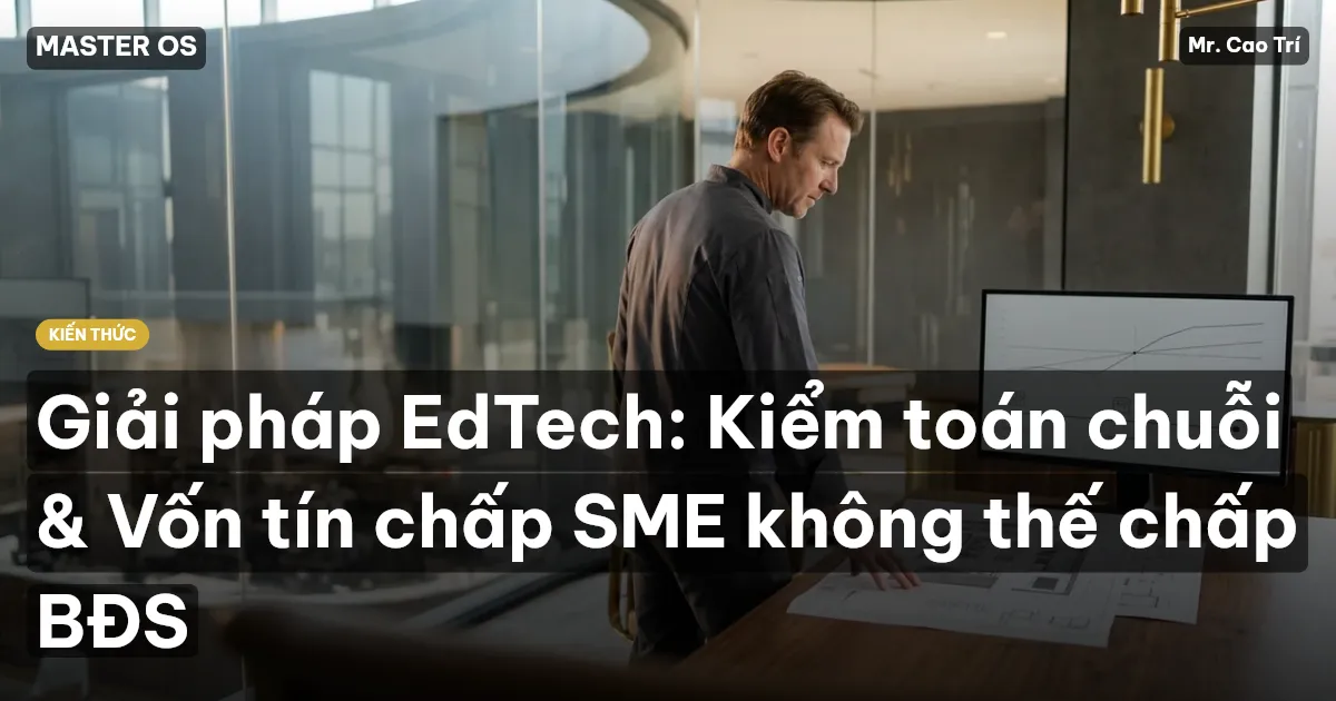 Giải pháp EdTech: Kiểm toán chuỗi & Vốn tín chấp SME không thế chấp BĐS