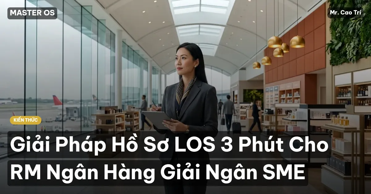 Giải Pháp Hồ Sơ LOS 3 Phút Cho RM Ngân Hàng Giải Ngân SME