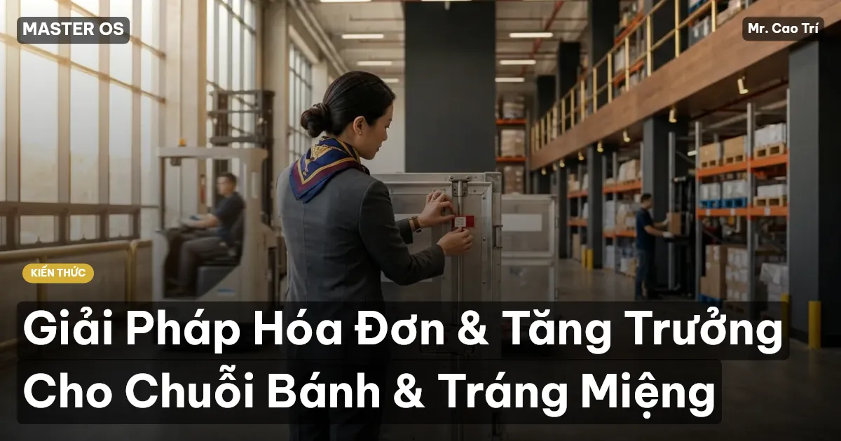 Giải Pháp Hóa Đơn & Tăng Trưởng Cho Chuỗi Bánh & Tráng Miệng