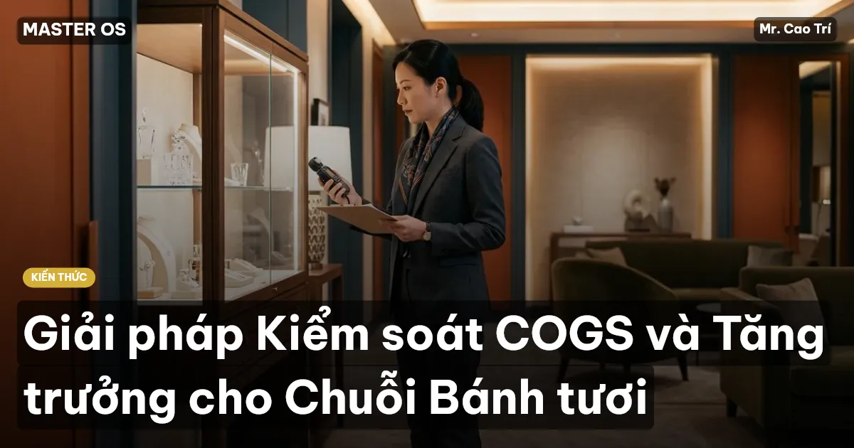 Giải pháp Kiểm soát COGS và Tăng trưởng cho Chuỗi Bánh tươi