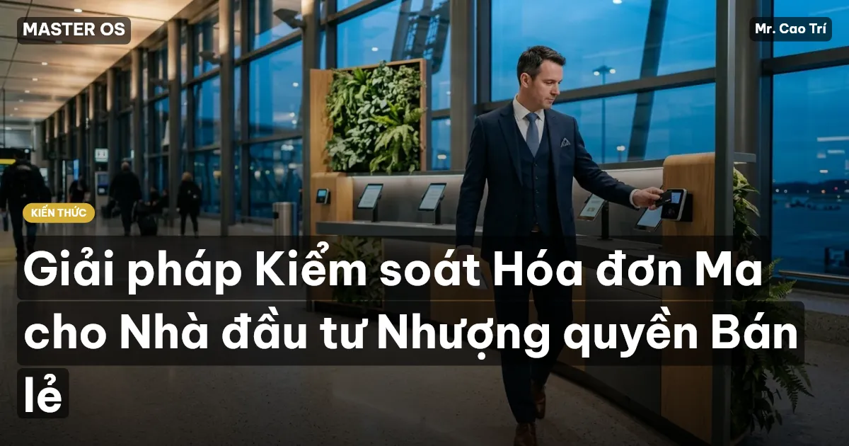 Giải pháp Kiểm soát Hóa đơn Ma cho Nhà đầu tư Nhượng quyền Bán lẻ