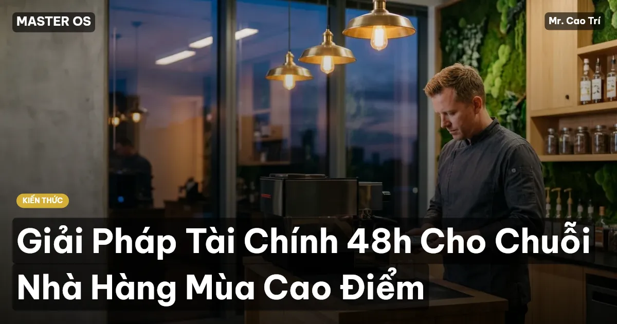 Giải Pháp Tài Chính 48h Cho Chuỗi Nhà Hàng Mùa Cao Điểm