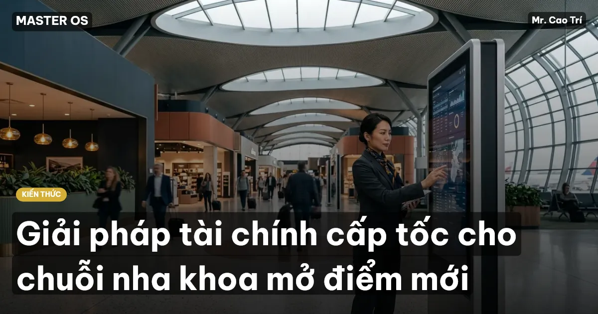 Giải pháp tài chính cấp tốc cho chuỗi nha khoa mở điểm mới