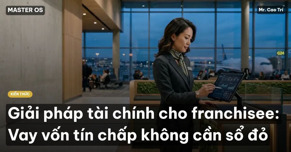 Giải pháp tài chính cho franchisee: Vay vốn tín chấp không cần sổ đỏ