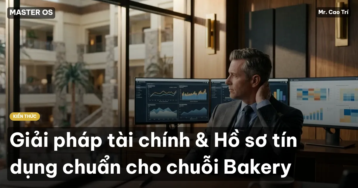 Giải pháp tài chính & Hồ sơ tín dụng chuẩn cho chuỗi Bakery