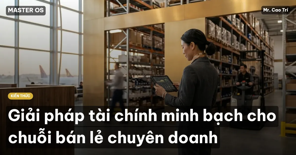 Giải pháp tài chính minh bạch cho chuỗi bán lẻ chuyên doanh
