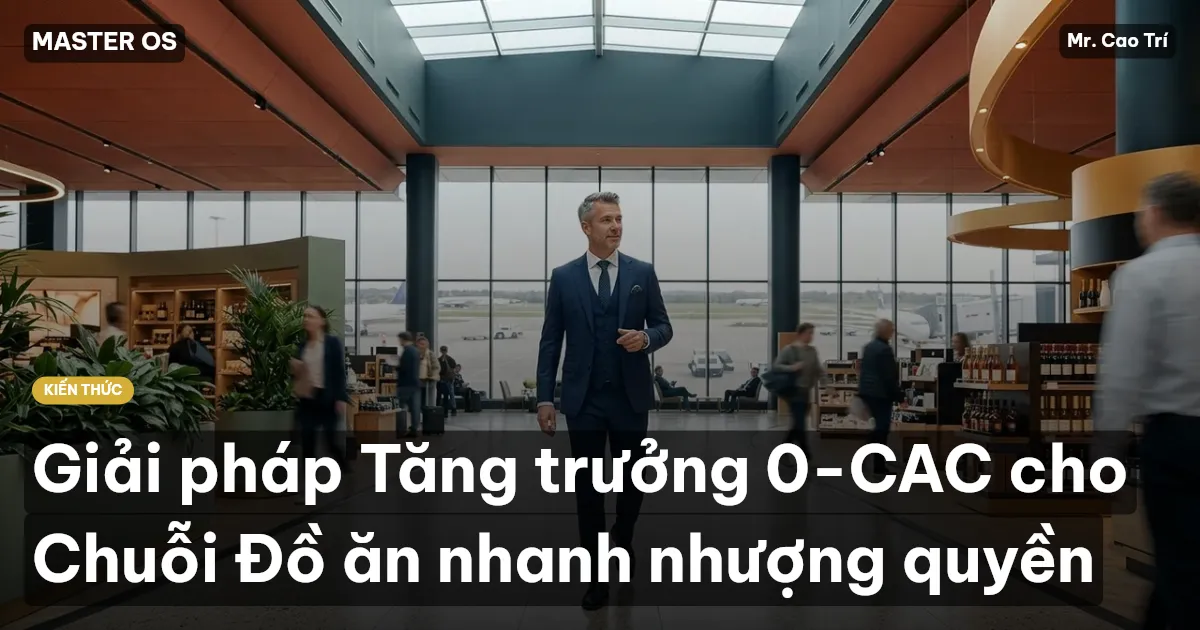 Giải pháp Tăng trưởng 0-CAC cho Chuỗi Đồ ăn nhanh nhượng quyền