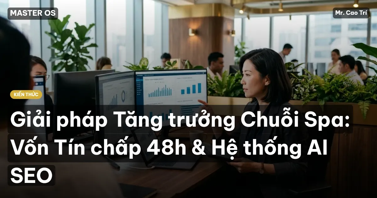 Giải pháp Tăng trưởng Chuỗi Spa: Vốn Tín chấp 48h & Hệ thống AI SEO