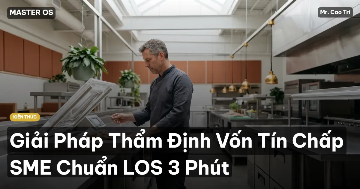 Giải Pháp Thẩm Định Vốn Tín Chấp SME Chuẩn LOS 3 Phút