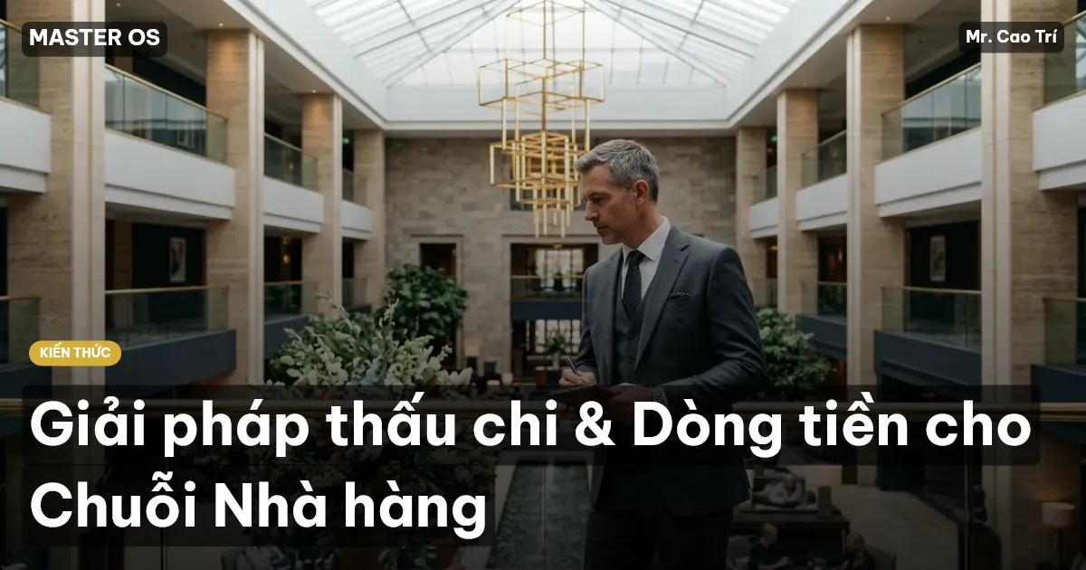 Giải pháp thấu chi & Dòng tiền cho Chuỗi Nhà hàng