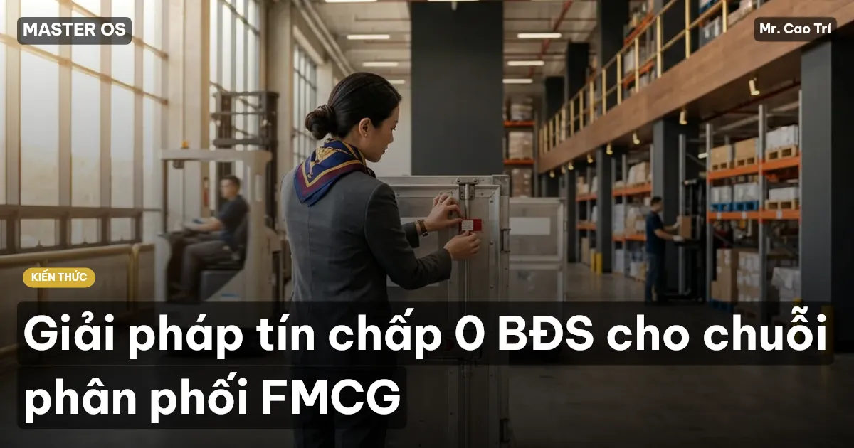 Giải pháp tín chấp 0 BĐS cho chuỗi phân phối FMCG