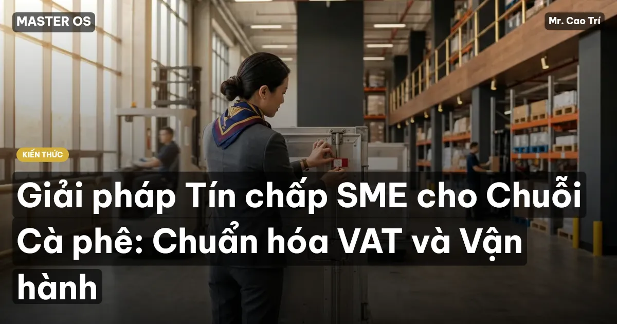 Giải pháp Tín chấp SME cho Chuỗi Cà phê: Chuẩn hóa VAT và Vận hành
