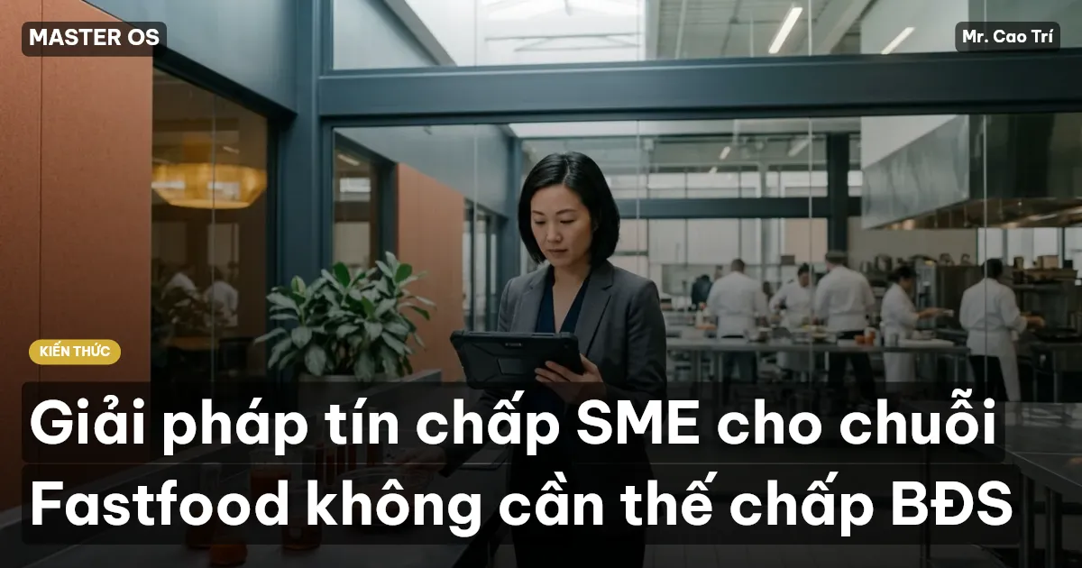 Giải pháp tín chấp SME cho chuỗi Fastfood không cần thế chấp BĐS