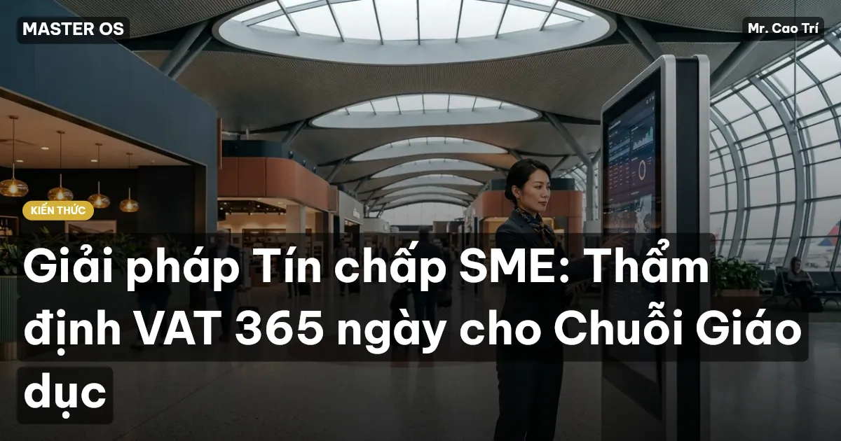 Giải pháp Tín chấp SME: Thẩm định VAT 365 ngày cho Chuỗi Giáo dục