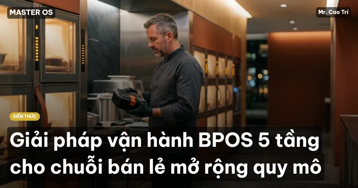 Giải pháp vận hành BPOS 5 tầng cho chuỗi bán lẻ mở rộng quy mô