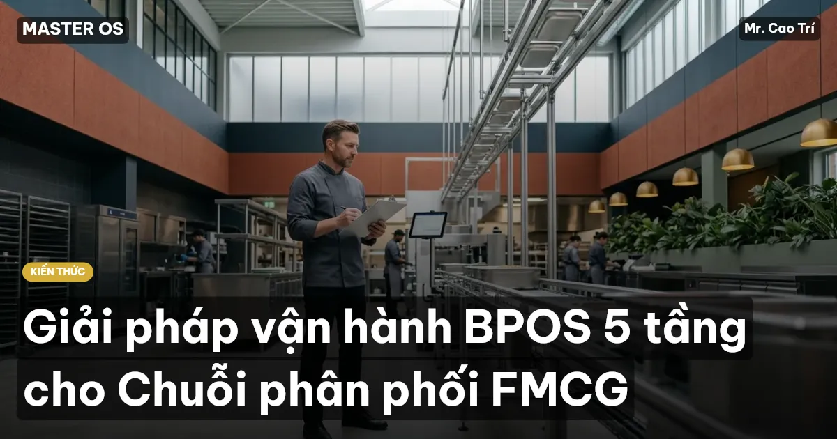Giải pháp vận hành BPOS 5 tầng cho Chuỗi phân phối FMCG