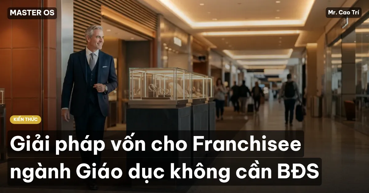 Giải pháp vốn cho Franchisee ngành Giáo dục không cần BĐS
