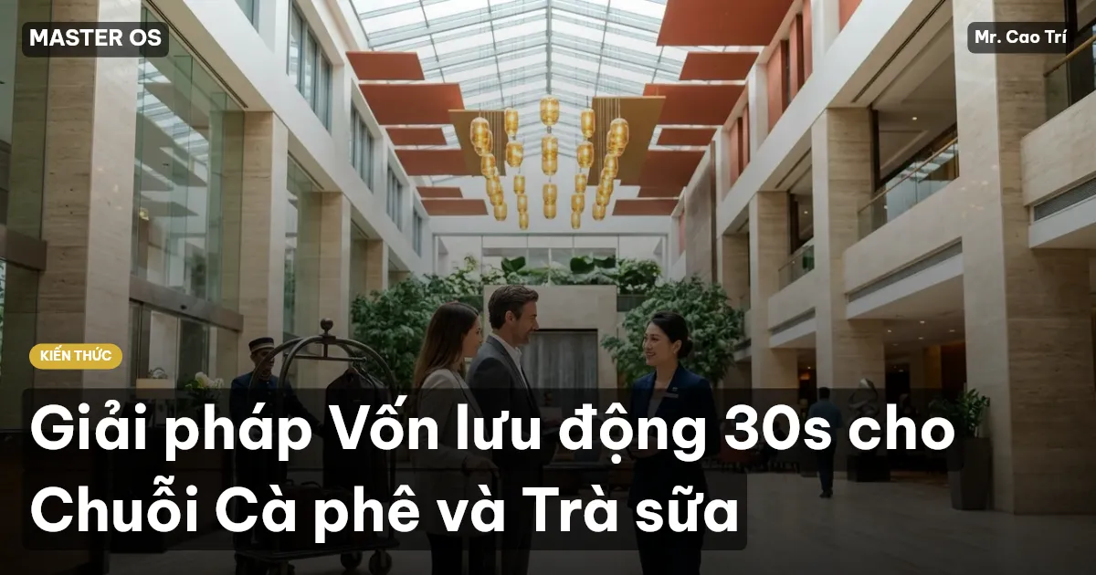 Giải pháp Vốn lưu động 30s cho Chuỗi Cà phê và Trà sữa