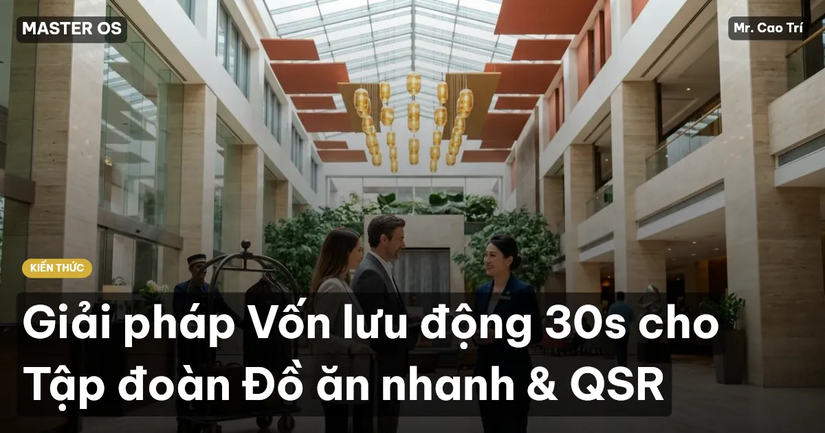 Giải pháp Vốn lưu động 30s cho Tập đoàn Đồ ăn nhanh & QSR