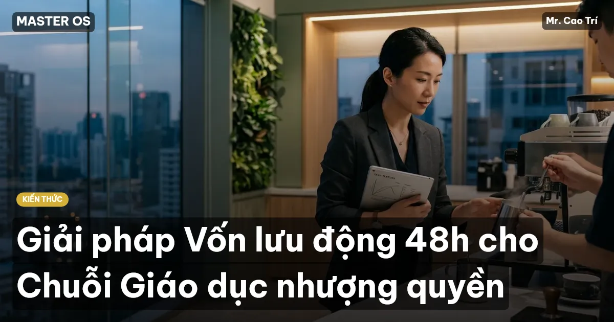 Giải pháp Vốn lưu động 48h cho Chuỗi Giáo dục nhượng quyền