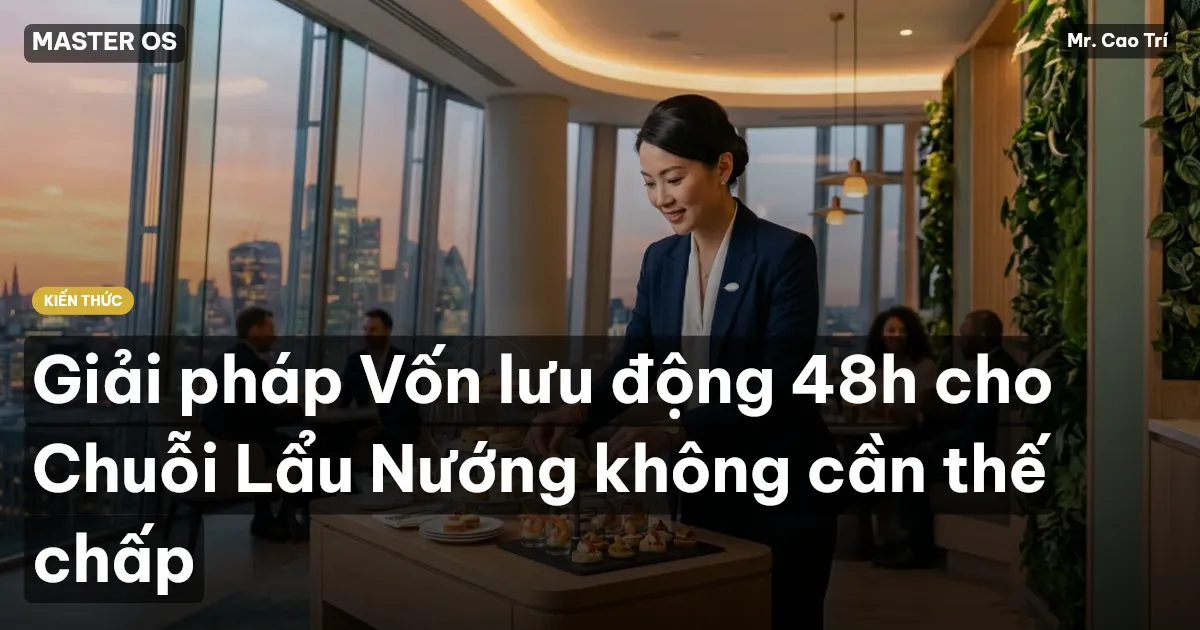Giải pháp Vốn lưu động 48h cho Chuỗi Lẩu Nướng không cần thế chấp
