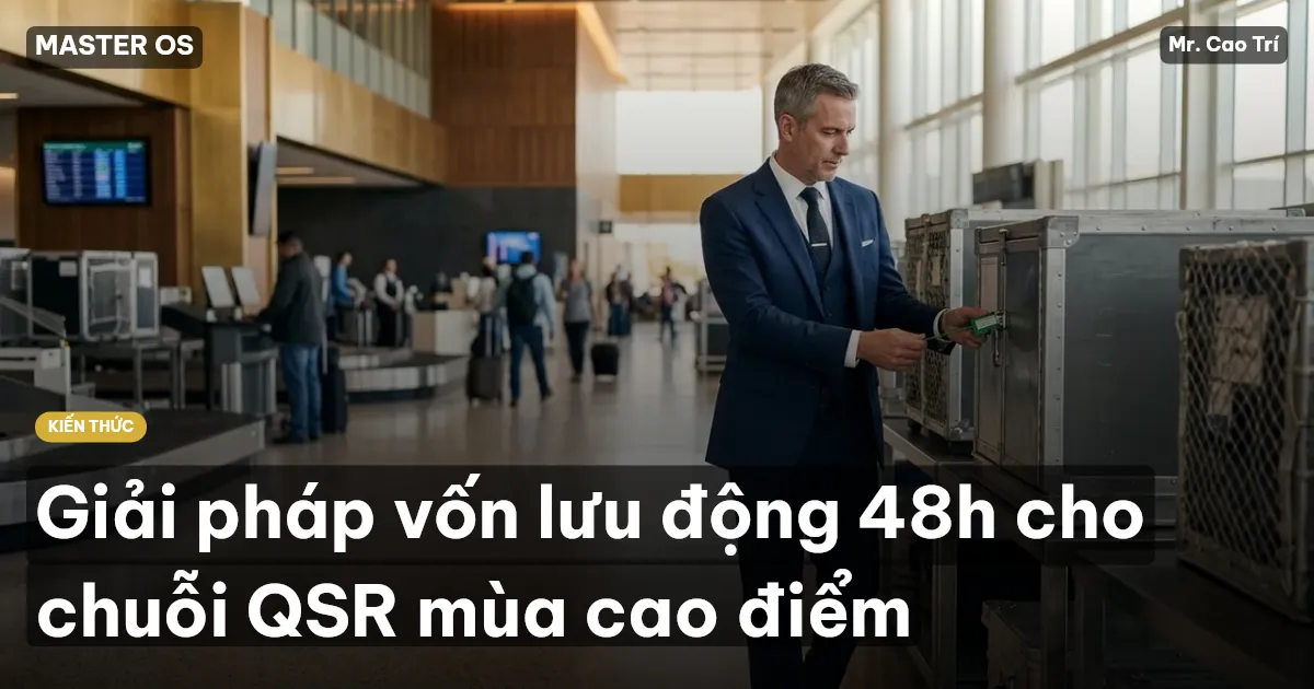 Giải pháp vốn lưu động 48h cho chuỗi QSR mùa cao điểm