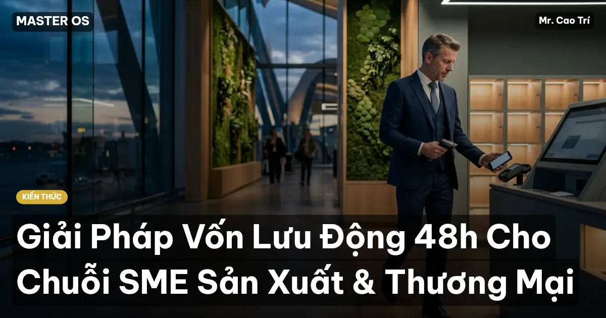 Giải Pháp Vốn Lưu Động 48h Cho Chuỗi SME Sản Xuất & Thương Mại