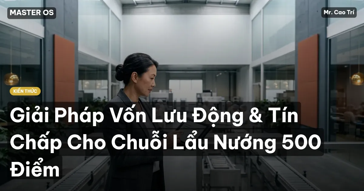 Giải Pháp Vốn Lưu Động & Tín Chấp Cho Chuỗi Lẩu Nướng 500 Điểm