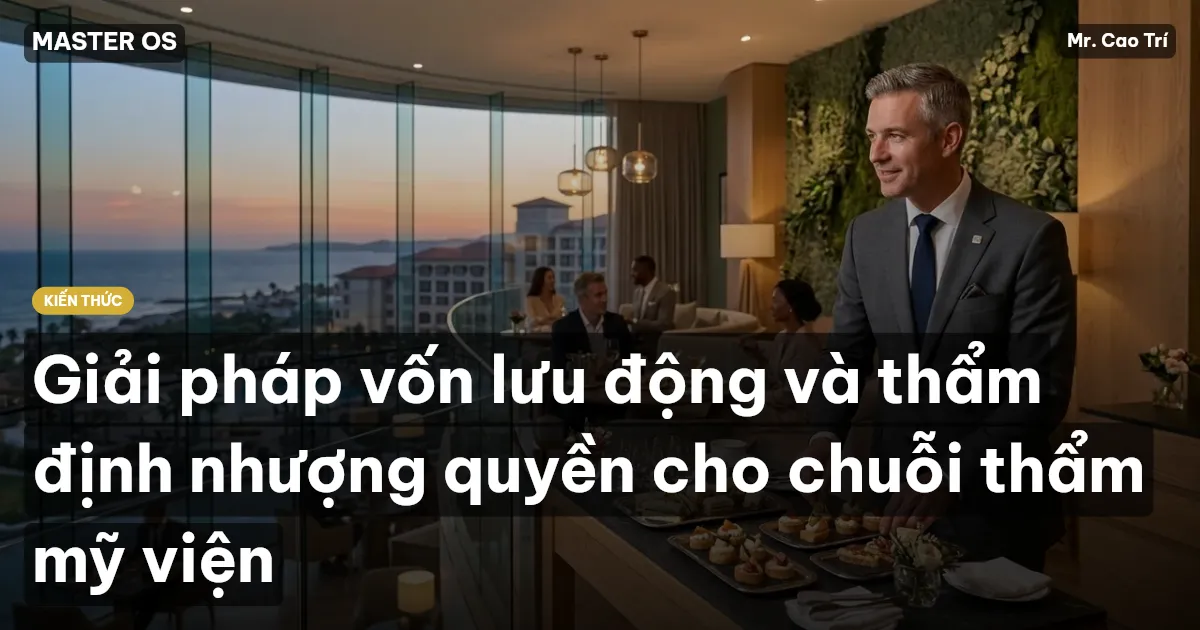 Giải pháp vốn lưu động và thẩm định nhượng quyền cho chuỗi thẩm mỹ viện