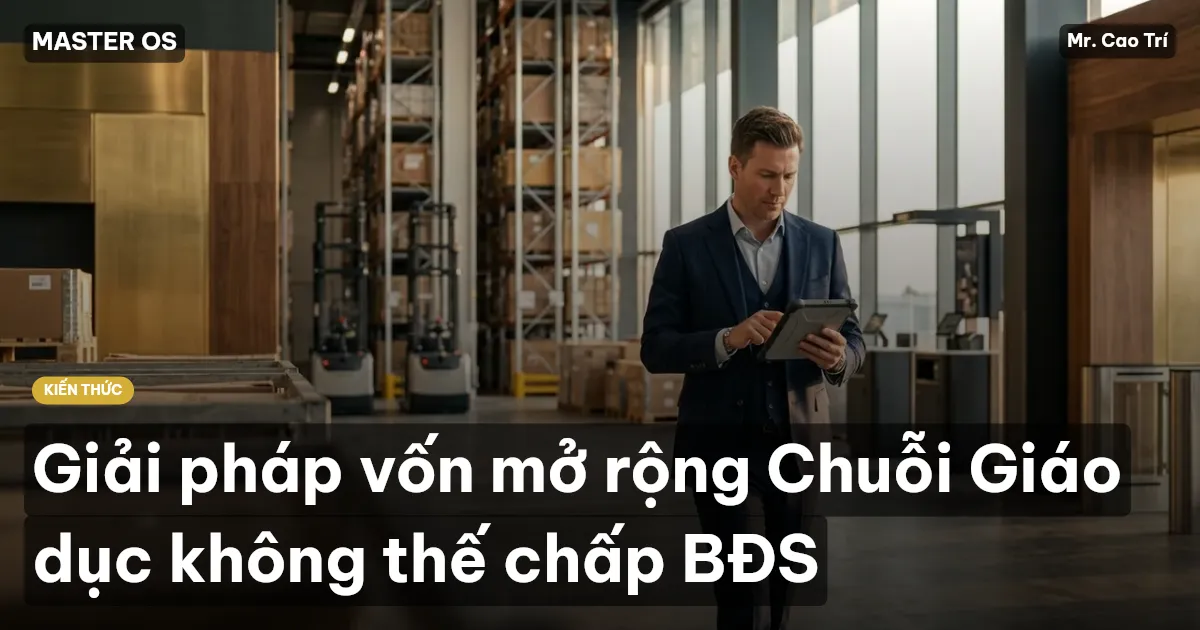 Giải pháp vốn mở rộng Chuỗi Giáo dục không thế chấp BĐS
