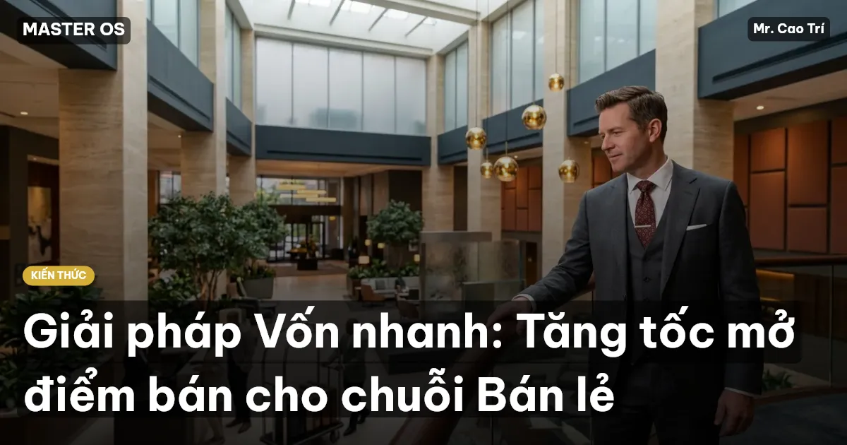 Giải pháp Vốn nhanh: Tăng tốc mở điểm bán cho chuỗi Bán lẻ