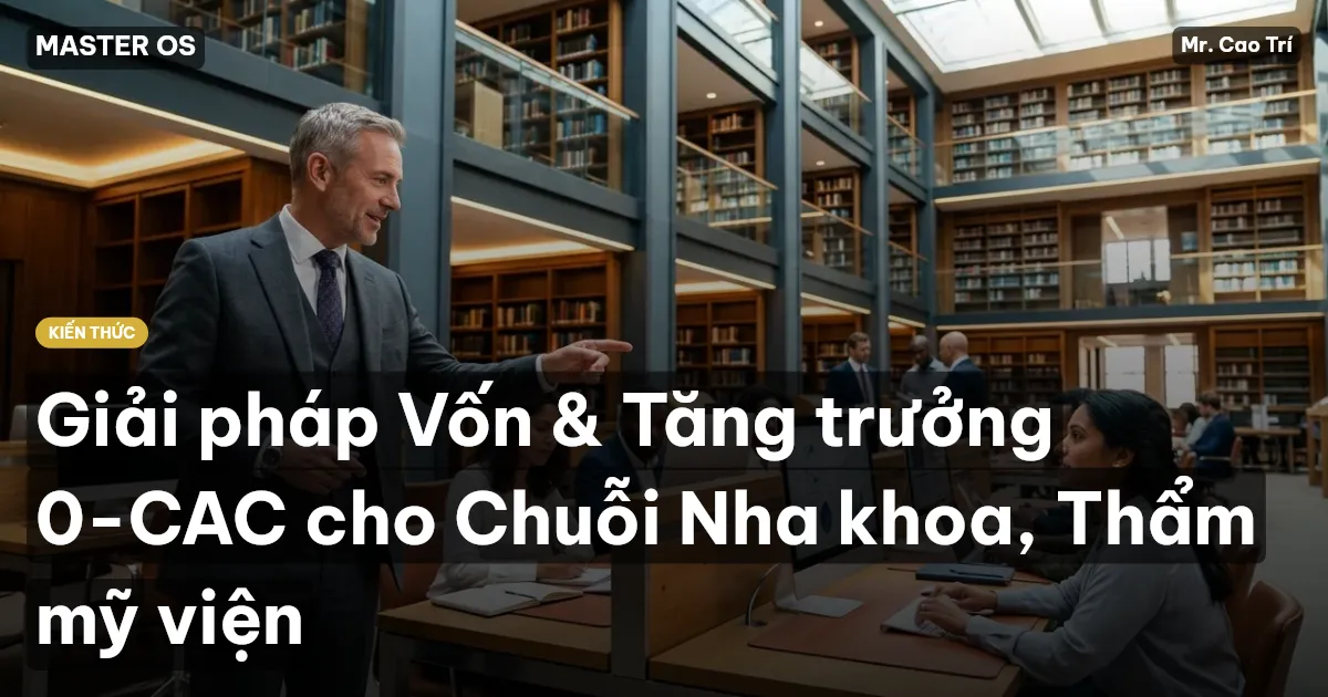 Giải pháp Vốn & Tăng trưởng 0-CAC cho Chuỗi Nha khoa, Thẩm mỹ viện